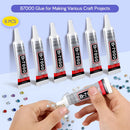 FITTDYHE 6PCS Jewelry Glue - 15ML/0.5fl oz Clear DIY Craft Glue for Rhinestones, Waterproof Strong Bond Adhesive for… — 2