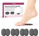 Welnove Metatarsal Pads for Women Men - 8 Pcs Foam Ball-of-Foot Cushions Pads to Prevent Feet Sliding - Soft Foot Insert Pads for Metatarsalgia, Morton’s Neuroma, Calluses, Fit for High Heels,Shoes 1