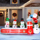 Vigdur 7FT Christmas Inflatables Outdoor Decor,Santa Claus Maker Snowman — 2
