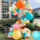 MEBAY Rainbow Balloons Garland Arch Kit, 146Pcs 5 Assorted Color Latex Balloon Different Sizes 18 12 10 5 Inch for Gender Reveal Baby Shower Wedding Birthday Party Decoration | 146-mint Green-purple-yellow-hot Pink-teal — 5