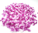 CODE FLORIST 2200 PCS Silk Rose Petals Wedding Flower Decoration | Purple&white | 2 Inch — 2