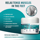 Plantar Fasciitis And Heel Spur Cream By PMT - Cream For Foot Relief. High Concentration of Arnica; Vitamin B6, MSM, Glucosamine - To Soothe and Relieve - 2.82 OZ — 3