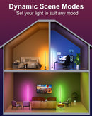 Keepsmile Smart RGB LED Corner Floor Lamp,172 LEDs Bright Standing Lamps for Living Room with APP and Remote,Modern… — 6