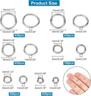 PH PandaHall 1000pcs 304 Stainless Steel Jump Rings, 18-Gauge Open Jump Ring 4/5/6/8/9/10mm Connector Rings O Ring… — 4