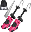 Eachway Pair of Professional 2-Way Premium Shoe Stretcher Tough Plastic Shoe Trees, Adjustable Length & Width Durable Shoe Shaper for Men and Women (Large) | rose — 1