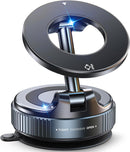 Jononser Magnetic Car Phone Holder for MagSafe, Nano-Gel Suction Cup Car Phone Mount for Car Dashboard & Windshield, Pocket-Size Foldable 360° Adjustable Car Mount for iPhone18 17 16 15 14 13 Series photo 1