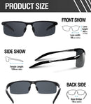 DUCO Mens Sports Polarized Sunglasses UV Protection Sunglasses for Men 8177 — 4