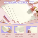 40 Sheets Cream Cardstock Paper 8.5 x 11, Ivory Cardstock Printer Paper | Cream (Milkywhite) | 8.5x11 IN-40 Sheets — 3