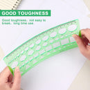 Tamaki Circle Template, Geometric Drawings Stencils, 2 Pack — 5