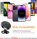 【2-Pack】Magnetic Phone Holder for Car Dash Strong Magnetic Car Phone Mount | Black photo 5