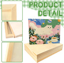 FSWCCK 5 Pack 11 x 14 inch Wood Panel Boards, Unfinished Wood Canvas Panels for Crafts, Painting Canvas, DIY Art Projects, Pouring, Arts Use with Oils, Acrylics | 11"X 14" 5 Pack — 3