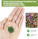 Ybxjges 24000Pcs 2mm Glass Seed Beads Kit, with 28 Colors Small Beads Kit for Girls,Women and Adults,Bracelets,… — 3