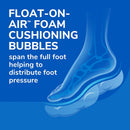 Dr. Scholl's Float-On-Air Comfort Insoles, Men, 1 Pair, Full Length - Blue — 3