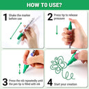 Oil Based Paint Pen, Permanent Paint Marker: Quick-Dry, Waterproof Marker Set of 12 for Rock Painting, Glass, Fabric, Ceramic, Wood, Metal, Mug, Plastic, Stone, Christmas Art Craft Supplies Kit | 12 Colors — 4