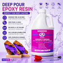 Deep Pour Epoxy Resin, 1.5 Gallon 2 to 4 Inch Depth Crystal Clear Bubble Free High Gloss Self Leveling for River… — 6