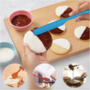 HOTEC Heat Resistant 600℉ Food Grade Silicone Rubber Spatula Set for Baking,…