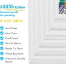 GOTIDEAL Canvas Boards for Painting, 8x10 inch Set of 24 — 2