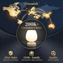 ONEWISH Small Bedside Lamp for Bedroom, 3-Way Dimmable Touch Control, 600 Lumen Bright Opal Glass Shade, 7.5 Inch… — 7