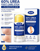 AUK 60% Urea Foot Care Stick with 2% Salicylic Acid, Moisturizing Foot Balm for Dry Cracked Heels, Rough Thickened Skin & Callused Feet, Targeted Stick for Feet Care, 1.41 oz — 8