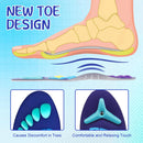 Glitopper Acupressure Magnetic Insoles,Blue,M(Men 8-11/women 9-12) — 4