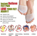 Toe Separators & Metatarsal Pads for Women & Men – 6 Pcs Gel Toe Spacers for Pain Relief, Morton’s Neuroma, Blisters, Soft Breathable Ball of Foot Cushions for Walking, Standing, Running 4