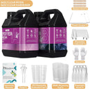 Puduo Epoxy Resin Kit 72OZ, Newly Formulated Crystal Clear Epoxy Resin — 6