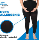 Maternity Compression Leggings for Women 20-30mmHg - Varicose Veins - A718 | XX-Large | Black — 5