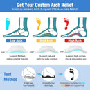 Arch Support Insert Women for High Arch & Flat Feet Non-Slip Gel Arch Pad - Clear — 2