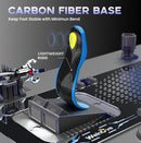 Welnove Carbon Fiber Sport Insoles with Arch Support - Shock Absorbing Performance Insoles for High Impact Sport- Energy Return,Increased Performance and Injury Protection-Not for Tight Shoes - L - Sky Blue — 3