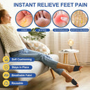 1 Pair Metatarsal Pads for Women & Men, Gel Ball of Foot Cushions for Morton's Neuroma & Metatarsalgia Pain Relief – Non-Slip Foot Pads for Walking, Running, Standing (Black, L) 2