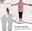 4 Pairs Plush Shoe Inserts Warm Thick Winter Insoles for Work Boots — 3