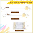 JNENERY Wool Daubers Ball Brush, 20Pcs Leather Dye Kit for Crafts — 2