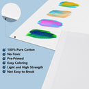 ESRICH Canvases for Painting 8Pack Painting Canvas with 9x12,8x10,4x6,Canvas Panels for Oil Paint,Watercolor,Acrylic Paint,Gouache and Tempera. | 8 pack canvas panel-3 size — 3