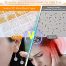 Hypoallergenic Earring Making Kit, modacraft 2000Pcs Earring Making Supplies Kit with Hypoallergenic Hooks, Earring… — 5