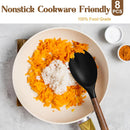 Silicone Cooking Utensil Set, Umite Chef 8-Piece Kitchen Utensils Set with Natural Acacia Wooden… — 3