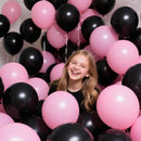 110pcs Black Balloon 12 inch, Black Latex Balloons for Birthday Party Baby Shower Wedding(with 2 Ribbons). | 12inch(normal) | A36-black — 5