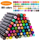 ATOPSTAR 80 Colors Alcohol Markers, Artist Drawing, Dual Tip Adult Coloring — 2