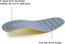 Full Length Thick Memory Foam Shoes Insert with Arch Support - Premium Cushioning Orthopedic Comfort Shoe Insoles for Heel Pain & Plantar Fasciitis, Running, Hiking, Working Men & Women - Grey — 2