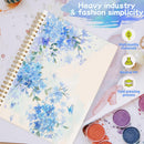 Phinus 30 Sheets Watercolor Sketchbook 5.5 x 8.5 Inch, Watercolor Paper Cold Press (140lb/300gsm), Spiral Bound Water Color Pad for Adults Kids, Mixed Media, Markers and Art Journaling (Pack of 3) | 5.5 x 8.5 inch (Pack of 3) — 7