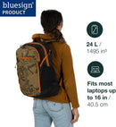 Osprey Axis Laptop Backpack – Sleek Everyday Pack with Laptop Sleeve, Water Bottle Pockets & Compression Straps | Black — 2