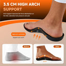 Plantar Fasciitis Insoles Men Women, Shoe Inserts for Women - Black — 4