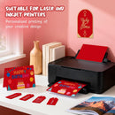 40 Sheets Red Cardstock Paper 8.5 x 11, Card Stock, Cardstock Printer Paper | 8.5x11 IN-40 Sheets — 4