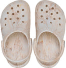 Crocs Kids Classic Watercolor Marbled Clog – Bone Swirl — 3