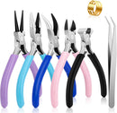 5 Pack Jewelry Pliers Tool Set, Wire Wrapping Tools for Jewelry Making — 1