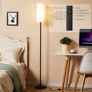 Ambimall 64" Modern Floor Lamp with Remote Control, 9W Bulb Included — 5