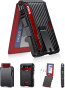 Wallet for Men, Mens Minimalist Wallet 9-13 Cards, Slim Compact RFID Wallet