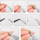 URSKYTOUS 4Pcs Jewelry Pliers Set Jewelry Making Pliers Tools Kit Include Jewelry Making Needle Nose Chain Nose… — 7