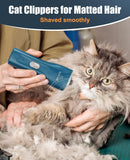 oneisall Pet Clippers for Cat Matted Hair, Quiet Pet Shaver for Cats — 2