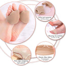 Forefoot Pads,Ball of Foot Cushioning Sleeves for Callus Bunion Chafing Feet Pain Relief Women Men, Honeycomb Forefoot Pads,Soft Gel Cushioning Shoe Inserts for Running Hiking Dancing 3