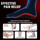 Plantar Fasciitis High Arch Support Insoles for Men & Women - for Flat Feet & Achilles Tendonitis, 240 lb Heavy Duty Work Boot Insoles with Shock Absorption & Arch Pain Relief - L - Orange — 2